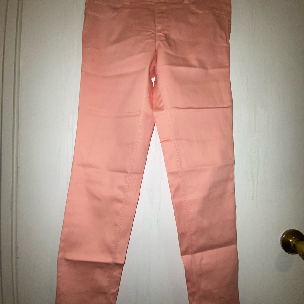 Women's Straight Leg Jeans in Coral